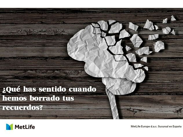 MetLife hace sentir el Alzheimer a todos sus seguidores