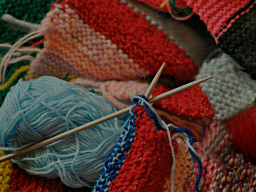 Curar la ansiedad haciendo Knitting