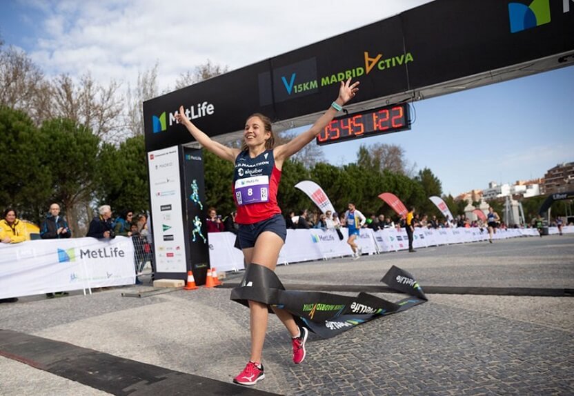 Ganadora V Edición de la Carrera 15Km MetLife Madrid Activa